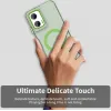 Coque arrière Phonesta HardFrost avec MagSafe pour Motorola Moto G35 - Vert mat 4