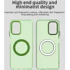 Coque arrière Phonesta HardFrost avec MagSafe pour Motorola Moto G35 - Vert mat 5