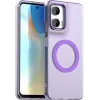 Coque arrière Phonesta HardFrost avec MagSafe pour Motorola Moto G35 - Violet mat 0