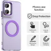 Coque arrière Phonesta HardFrost avec MagSafe pour Motorola Moto G35 - Violet mat 1