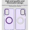 Coque arrière Phonesta HardFrost avec MagSafe pour Motorola Moto G35 - Violet mat 5