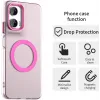Coque arrière Phonesta HardFrost avec MagSafe pour Motorola Moto G35 - Rose mat 1