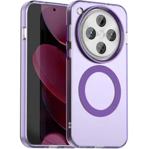 Coque arrière Phonesta HardFrost avec MagSafe pour Oppo Find X8 Pro - Violet mat