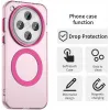 Coque arrière Phonesta HardFrost avec MagSafe pour Oppo Find X8 Pro - Rose mat 4