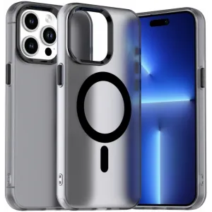 Coque arrière Phonesta HardFrost avec MagSafe pour Apple iPhone 15 Pro Max - Noir mat