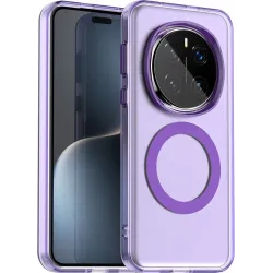 Coque arrière Phonesta HardFrost avec MagSafe pour HONOR Magic7 Pro - Violet mat