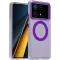 Coque arrière Phonesta HardFrost avec MagSafe pour Xiaomi Poco X6 Pro - Violet mat