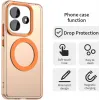 Coque arrière Phonesta HardFrost avec MagSafe pour Xiaomi Redmi Note 14 5G - Orange mat 1