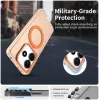 Coque arrière Phonesta HardFrost avec MagSafe pour Xiaomi Redmi Note 14 5G - Orange mat 2