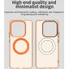 Coque arrière Phonesta HardFrost avec MagSafe pour Xiaomi Redmi Note 14 5G - Orange mat 5