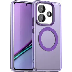 Coque arrière Phonesta HardFrost avec MagSafe pour Xiaomi Redmi Note 14 5G - Violet mat