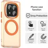 Coque arrière Phonesta HardFrost avec MagSafe pour Xiaomi Redmi Note 14 Pro Plus - Orange mat 1