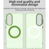 Coque arrière Phonesta HardFrost avec MagSafe pour Samsung Galaxy S25 Edge - Vert mat 3