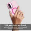 Coque arrière Phonesta HardFrost avec MagSafe pour Samsung Galaxy A17/A26 - Rose mat 4