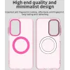Coque arrière Phonesta HardFrost avec MagSafe pour Samsung Galaxy A17/A26 - Rose mat 5