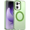 Coque arrière Phonesta HardFrost avec MagSafe pour Oppo Reno13 F 4G/5G / Reno13 FS 5G - Vert mat