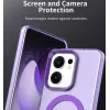 Coque arrière Phonesta HardFrost avec MagSafe pour Oppo Reno13 F 4G/5G / Reno13 FS 5G - Violet mat 7
