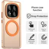 Coque arrière Phonesta HardFrost avec MagSafe pour Xiaomi Redmi Note 14 Pro 4G - Orange mat 1
