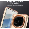 Coque arrière Phonesta HardFrost avec MagSafe pour Xiaomi Redmi Note 14 Pro 4G - Orange mat 6