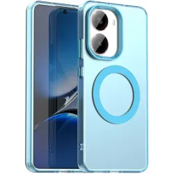 Coque arrière Phonesta HardFrost avec MagSafe pour Xiaomi Poco X7 Pro - Bleu mat