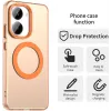 Coque arrière Phonesta HardFrost avec MagSafe pour Xiaomi Poco X7 Pro - Orange mat 1