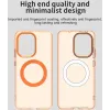 Coque arrière Phonesta HardFrost avec MagSafe pour Xiaomi Poco X7 Pro - Orange mat 5