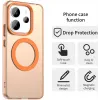 Coque arrière Phonesta HardFrost avec MagSafe pour Xiaomi Redmi Note 14 4G - Orange mat 1