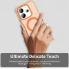 Coque arrière Phonesta HardFrost avec MagSafe pour Xiaomi Redmi Note 14 4G - Orange mat 4