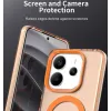 Coque arrière Phonesta HardFrost avec MagSafe pour Xiaomi Redmi Note 14 4G - Orange mat 6