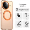Coque arrière Phonesta HardFrost avec MagSafe pour Xiaomi Poco F7 Ultra - Orange mat 1