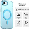 Coque arrière Phonesta HardFrost avec MagSafe pour Apple iPhone 17e/16e - Bleu mat 1