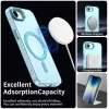 Coque arrière Phonesta HardFrost avec MagSafe pour Apple iPhone 17e/16e - Bleu mat 3