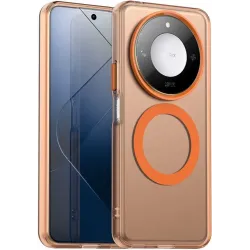 Coque arrière Phonesta HardFrost avec MagSafe pour HONOR X9c Smart - Orange mat
