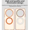 Coque arrière Phonesta HardFrost avec MagSafe pour Xiaomi Redmi A3 - Orange mat 6