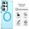 Coque arrière Phonesta HardFrost avec MagSafe pour Samsung Galaxy S25 Ultra - Bleu mat 2