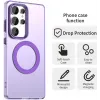 Coque arrière Phonesta HardFrost avec MagSafe pour Samsung Galaxy S25 Ultra - Violet mat 1