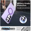 Coque arrière Phonesta HardFrost avec MagSafe pour Samsung Galaxy S25 Ultra - Violet mat 2