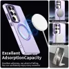 Coque arrière Phonesta HardFrost avec MagSafe pour Samsung Galaxy S25 Ultra - Violet mat 3