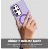 Coque arrière Phonesta HardFrost avec MagSafe pour Samsung Galaxy S25 Ultra - Violet mat 4