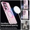 Coque arrière Phonesta HardFrost avec MagSafe pour Samsung Galaxy S25 Ultra - Rose mat 4