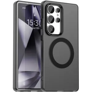 Coque arrière Phonesta HardFrost avec MagSafe pour Samsung Galaxy S25 Ultra - Noir mat