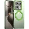 Coque arrière Phonesta HardFrost avec MagSafe pour Xiaomi 14T Pro - Vert mat