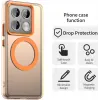 Coque arrière Phonesta HardFrost avec MagSafe pour Xiaomi 14T Pro - Orange mat 1