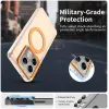 Coque arrière Phonesta HardFrost avec MagSafe pour Xiaomi 14T Pro - Orange mat 2