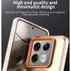 Coque arrière Phonesta HardFrost avec MagSafe pour Xiaomi 14T Pro - Orange mat 6
