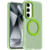 Coque arrière Phonesta HardFrost avec MagSafe pour Samsung Galaxy S25/S24 - Vert mat 0