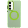 Coque arrière Phonesta HardFrost avec MagSafe pour Samsung Galaxy S25/S24 - Vert mat 1