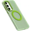 Coque arrière Phonesta HardFrost avec MagSafe pour Samsung Galaxy S25/S24 - Vert mat 5