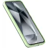 Coque arrière Phonesta HardFrost avec MagSafe pour Samsung Galaxy S25/S24 - Vert mat 6