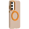Coque arrière Phonesta HardFrost avec MagSafe pour Samsung Galaxy S25/S24 - Orange mat 4